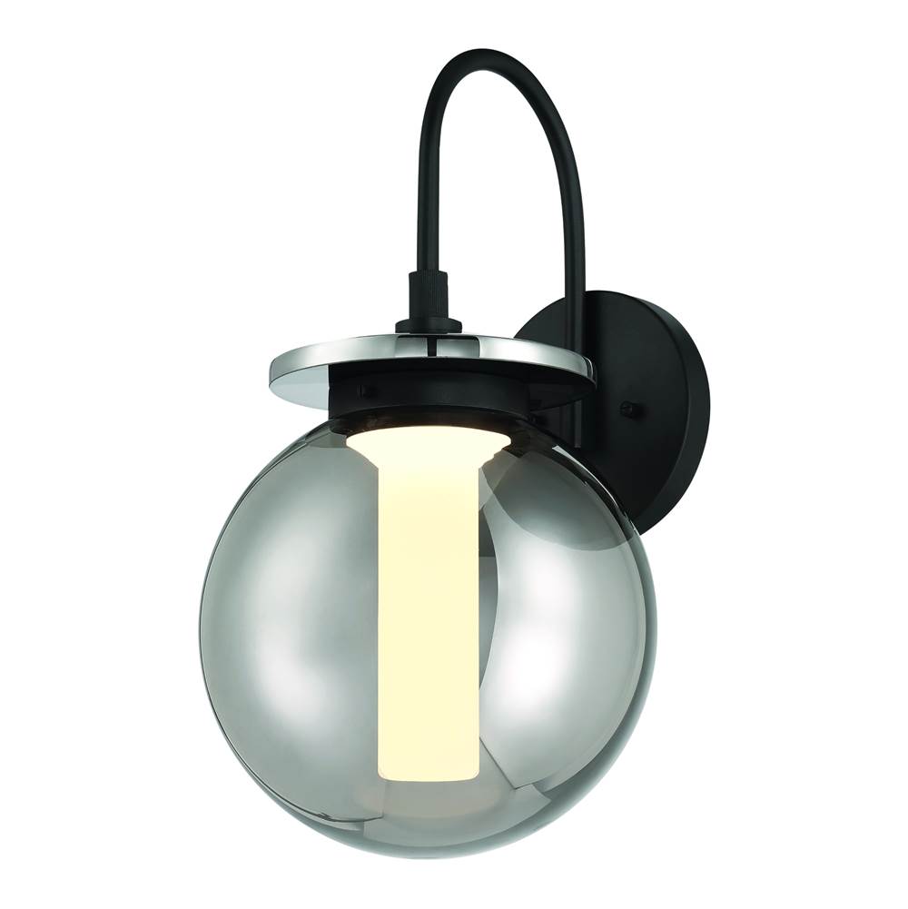Eurofase 47197-015 Powder Coat Black Caswell, Outdoor, 18'', Powder Coat Black, Smoked Glass Image 7