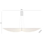 Eurofase 46344-035 Matte White Seraph, Chandelier , 59'', Matte White Image 5