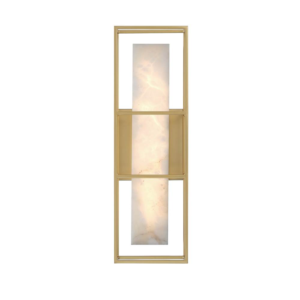 Eurofase 46837-028 Matte Gold Blakley, Outdoor , 16'', Matte Gold, Alabaster Image 1