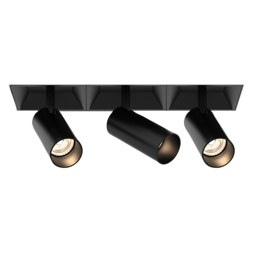 Eurofase Bravo 15w 3 Light Black Trimless Spot Wide 3000k