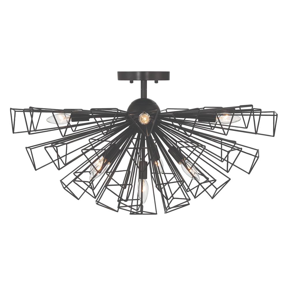 Eurofase 46762-016 Matte Black Dendelio, Chandelier , 9-light, 30'', Matte Black Image 2