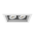 Eurofase  Multiple 15w 2 Lights Trim 40 Degree Gimbal 3500k White/white