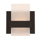 Eurofase Cambridge, Vanity, 1-light, Matte Black, Clear-amber Glass