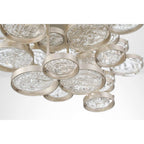 Eurofase 45452-017 Matte Silver Trento, Wall Sconce, 18'', Matte Silver, Clear Glass Image 1