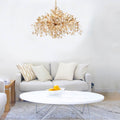 Eurofase 29060-016 Gold Campobasso, Chandelier, 11-light, 33'', Gold, Mixed Glass Image 1