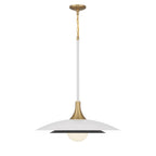 Eurofase 46785-015 Matte White Welsh, Pendant, 30'', Matte White, White Glass Image 5