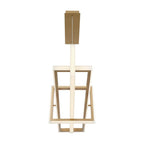 Eurofase 39323-026 Satin Gold Paint Bordo, Chandelier, 3-light, 38'', Satin Gold Paint, White Acrylic Image 2