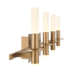 Eurofase 45235-016 Gold Torna, Vanity, 4lt, 36'', Gold, White Acrylic Image 1