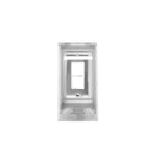 Eurofase EFSWWPS Stainless Steel Eurofase Efswwps Flush Mount Single Duplex Stack Switch With Weatherproof Cover And Gang Box Image 2