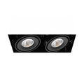 Eurofase  Multiple 15w 2 Lights Trimless 20 Degree Gimbal 3500k Black