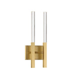 Eurofase 46426-031 Gold Benicio, Wall Sconce, 2-light, 18'', Gold, Clear Glass Image 1