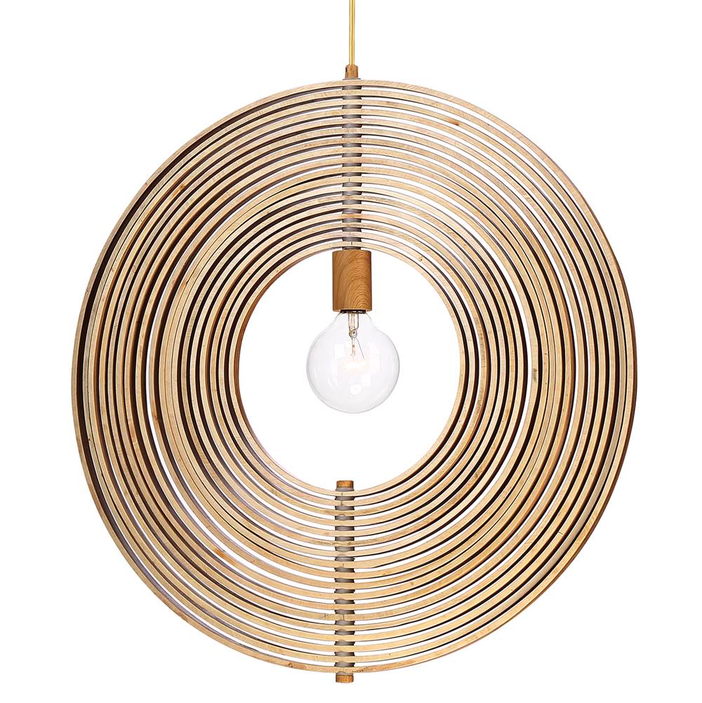 Eurofase 31874-014 Wood Abruzzo, Pendant , 18'', Wood Image 1