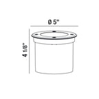Eurofase 32189-018 Stainless Steel Ravanne,led Ingrnd,rd,1x7w,ss Image 3