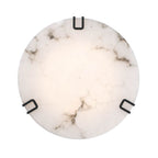Eurofase 48959-025 Matte Black Noga, Flush Mount , 22'', Matte Black, Alabaster Image 6
