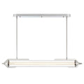 Eurofase 45715-013 Polished Nickel Espada, Chandelier, 48'', Polished Nickel, Clear Glass Image 1