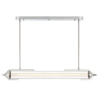 Eurofase 45715-013 Polished Nickel Espada, Chandelier, 48'', Polished Nickel, Clear Glass Image 1