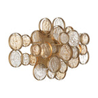 Eurofase 45452-024 Matte Gold Trento, Wall Sconce, 18'', Matte Gold, Clear-amber Glass Image 7