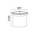 Eurofase 32189-018 Stainless Steel Ravanne,led Ingrnd,rd,1x7w,ss Image 1