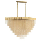 Eurofase Bloomfield, Chandelier, 22-light, 47'', Matte Gold, Gold Aluminum