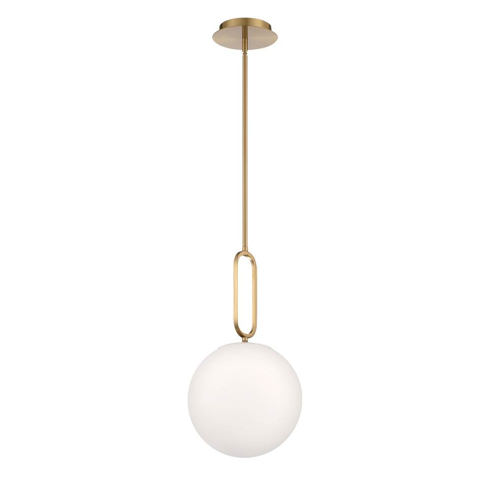 Eurofase Prospect, Pendant, 10'', Gold, White Glass