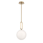 Eurofase Prospect, Pendant, 10'', Gold, White Glass