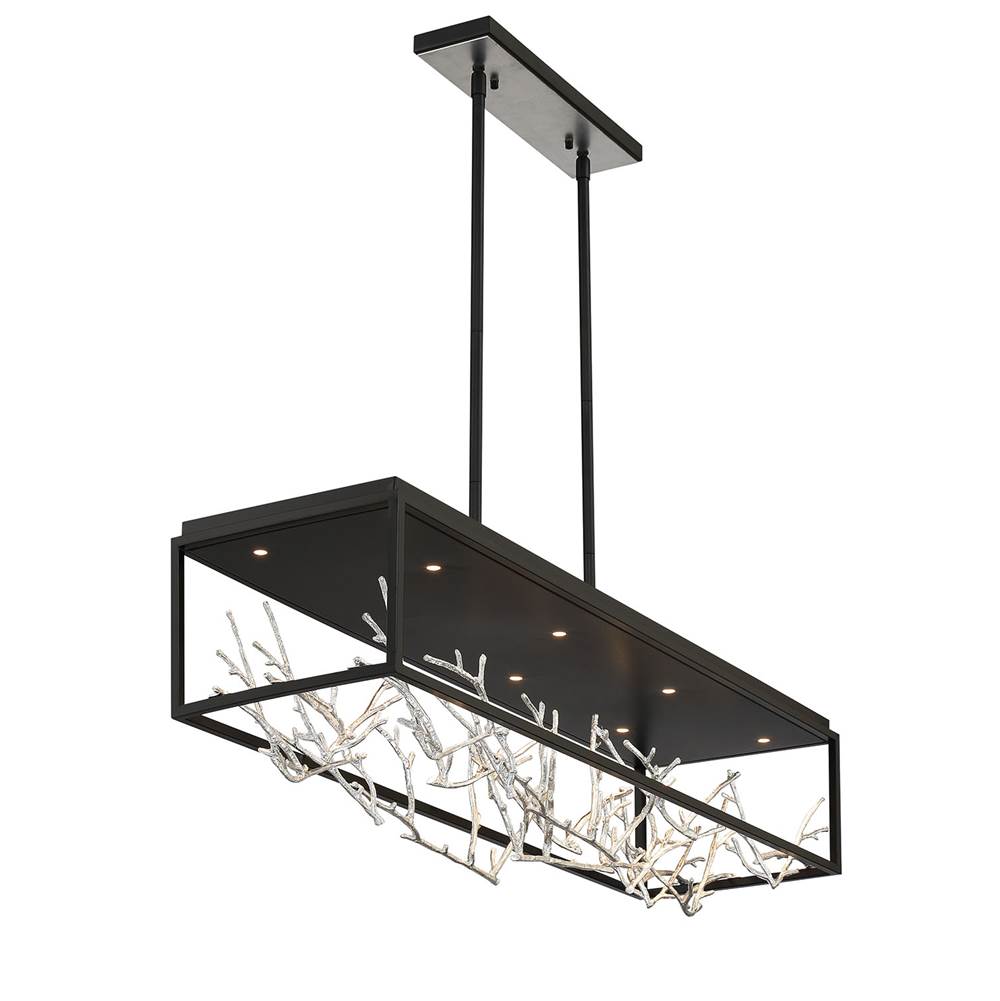 Eurofase 35642-023 Silver Black Mix Aerie, Chandelier , 8-light, 42'', Silver-black Mix Image 4