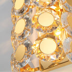 Eurofase 44283-023 Gold Perrene, Wall Sconce, 2-light, 19'', Gold, Clear Glass Image 1