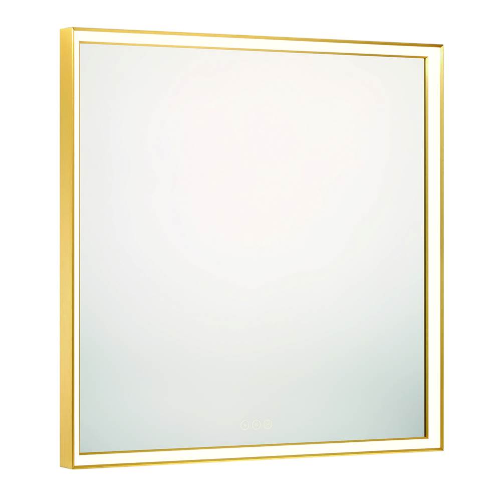 Eurofase 47566-019 Anodized Gold Nixon, Mirror , 32'' X 32'', Anodized Gold Image 7