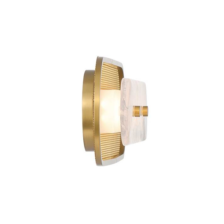 Eurofase 49172-010 Gold Tramore, Wall Sconce, 22'', Gold, Silver Glass Image 2