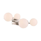 Eurofase 49086-027 Polished Nickel Vine, Vanity, 4lt, Polished Nickel, Opal Glass Image 3