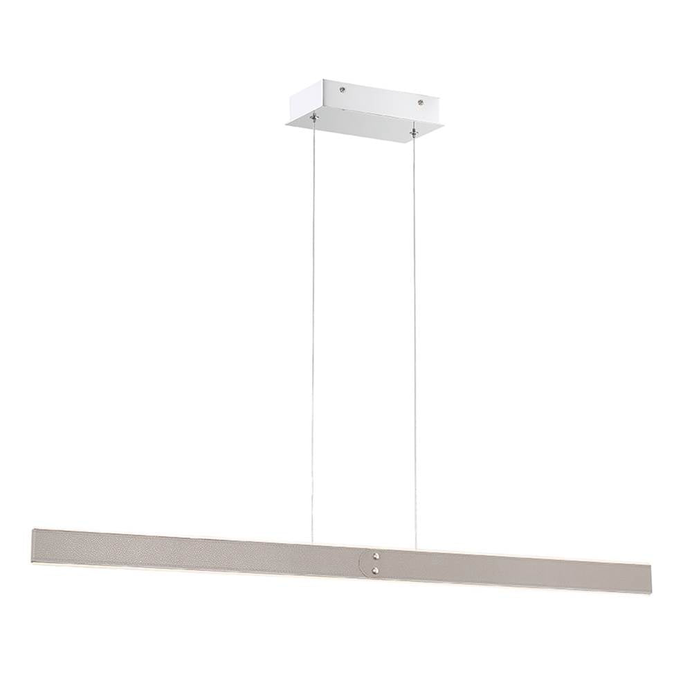 Eurofase Verdura, Chandelier, 42'', Matte Grey, White Acrylic