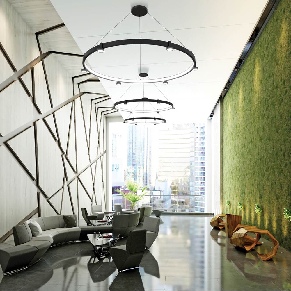 Eurofase Mucci, Chandelier , 60'', Matte Black