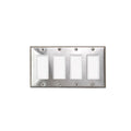 Eurofase Controls Eurofase Efssps4 On/off Switch With Stainless Steel Plate And Box