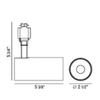 Eurofase Charlie,trk Head,led,15w,35k,b