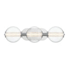 Eurofase 46809-018 Chrome Atomo, Vanity, 3lt, 25'', Chrome, Clear Glass Image 1