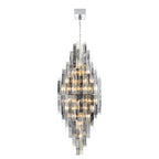 Eurofase 47914-018 Chrome Altesa, Chandelier, 68-light, 96'', Chrome, Mixed Glass Image 2