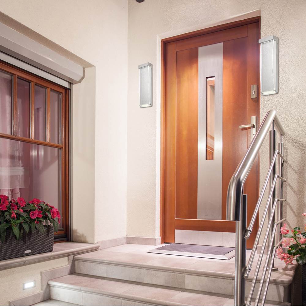 Eurofase Kabo, Outdoor, 20'', Matte Silver, Clear Glass