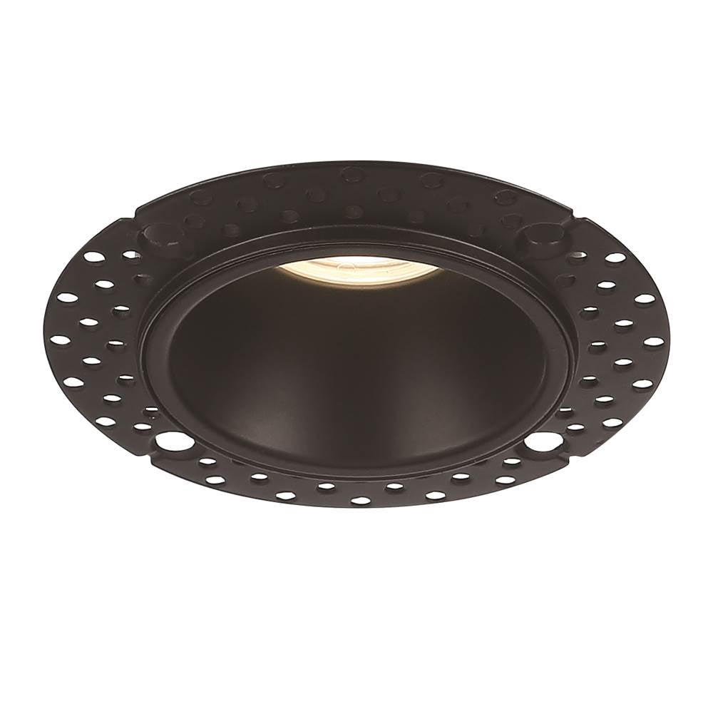 Eurofase Midway 2'' 15w 1 Light Round Trimless 5cct Black