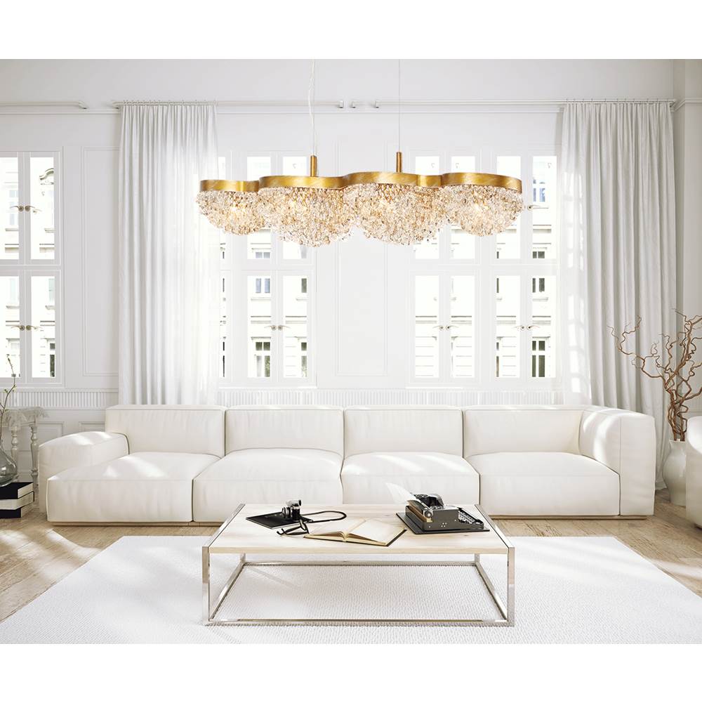 Eurofase 31831-017 Gold Mondo, Chandelier , 15-light, 10'', Gold Image 3