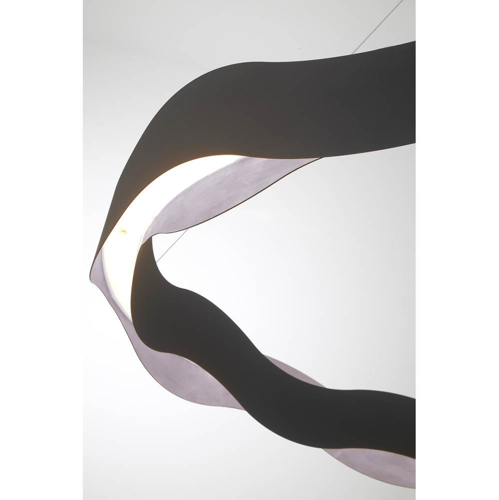 Eurofase 31783-024 Silver Black Mix Vaughan, Pendant, 24'', Silver-black Mix, Silver Steel Image 4