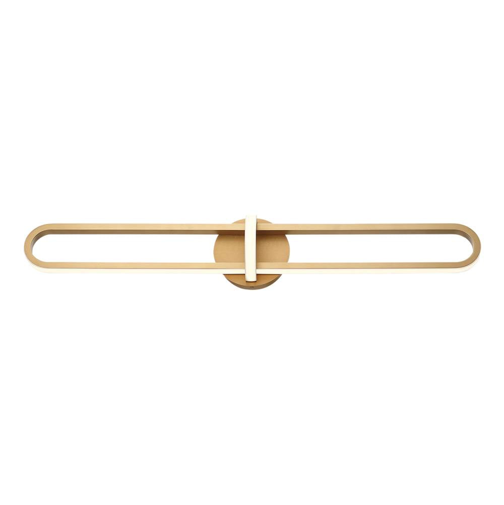 Eurofase Botton, Wall Sconce, 36'', Matte Gold, White Acrylic