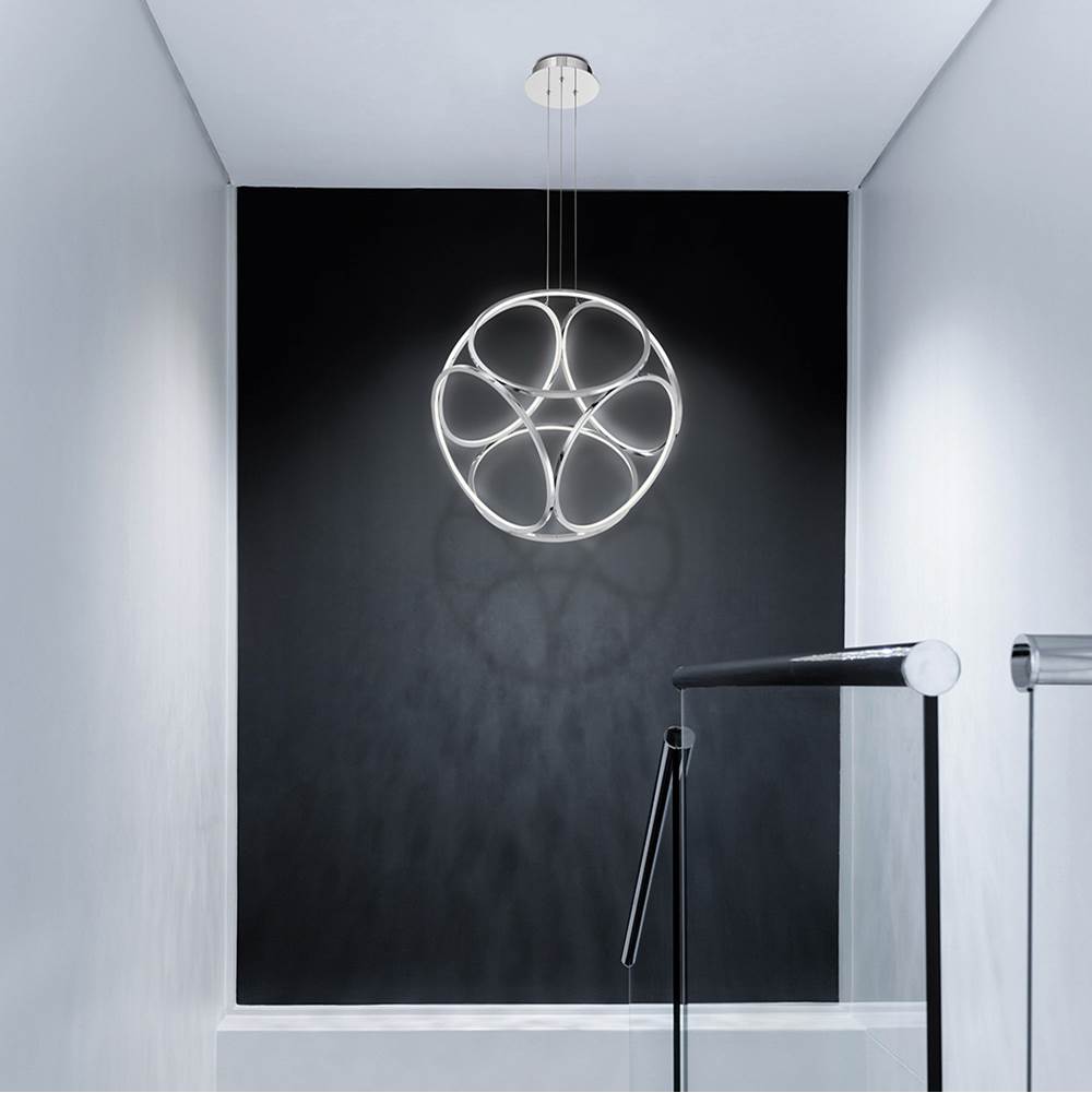 Eurofase Glenview, Pendant , 24'', Chrome