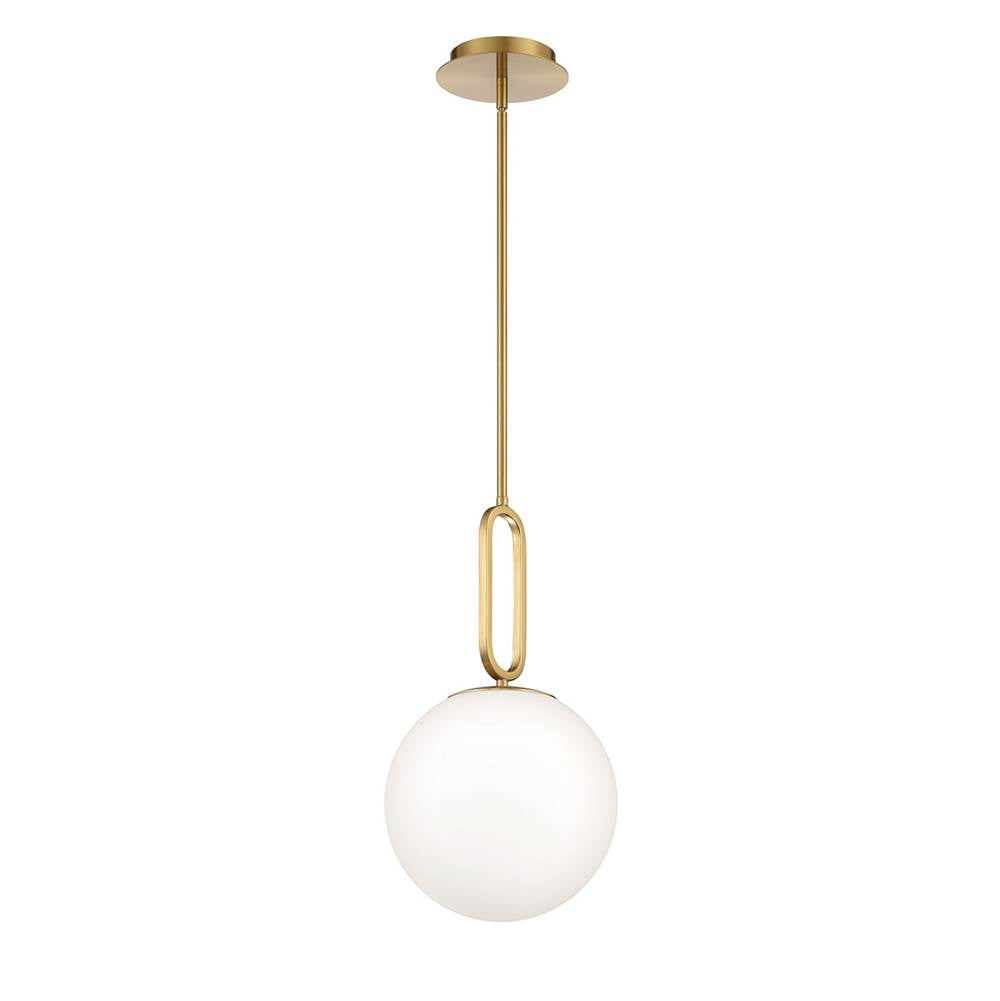 Eurofase 37231-039 Gold Prospect, Pendant, 10'', Gold, White Glass Image 2