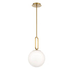 Eurofase 37231-039 Gold Prospect, Pendant, 10'', Gold, White Glass Image 2