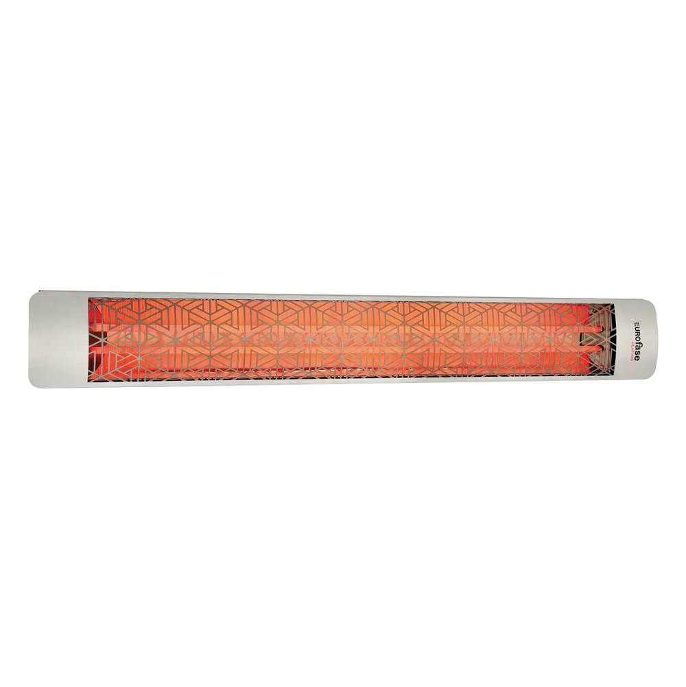 Eurofase EF60480S3 Stainless Steel Eurofase Ef60480s3 Dual Element 61 Inch 6000 Watt Electric Patio Heater Image 2