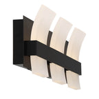 Eurofase 35655-028 Matte Black Cambridge, Vanity, 3lt, 21'', Matte Black, White Acrylic Image 1