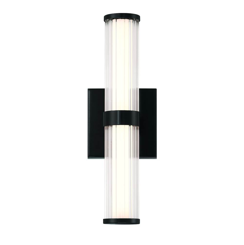 Eurofase 47123-021 Matte Black Fayton, Outdoor, 14'', Matte Black, Clear Glass Image 6