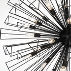 Eurofase 43865-017 Matte Black Dendelio, Chandelier , 35-light, 54'', Matte Black Image 5