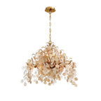 Eurofase 29059-010 Gold Campobasso, Chandelier, 8-light, 26'', Gold, Mixed Glass Image 1
