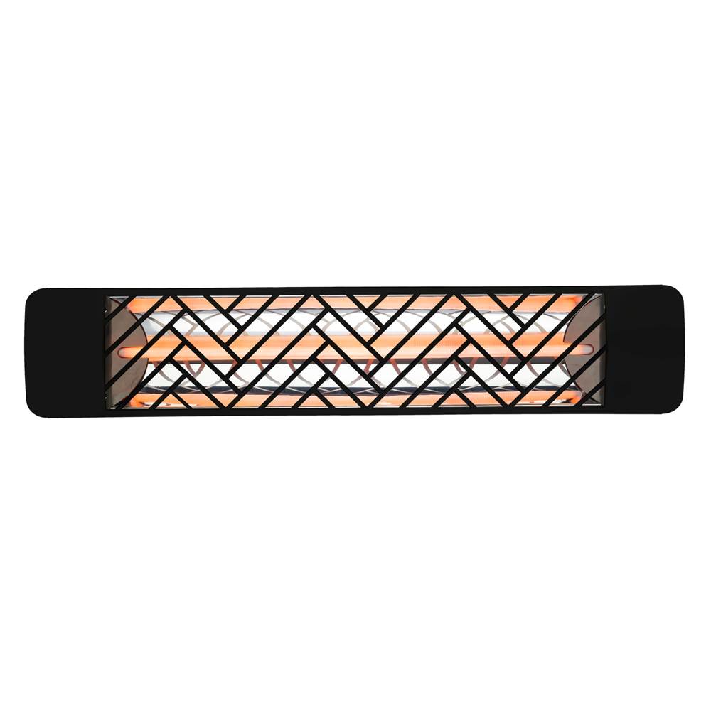 Eurofase EF25480B1 Black Eurofase Ef25480b1 Single Element 39 Inch 2500 Watt Electric Patio Heater Image 2